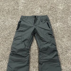 Kids size small boys snow pants gray